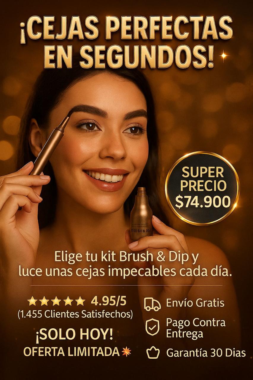BRUSH Y DIP SHEGLAM⭐⭐⭐⭐⭐Delineador de Cejas