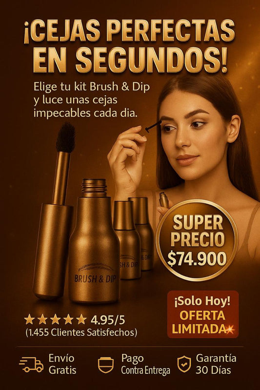 BRUSH Y DIP SHEGLAM⭐⭐⭐⭐⭐Delineador de Cejas